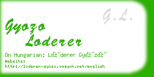 gyozo loderer business card